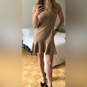 Retro Suede Dress